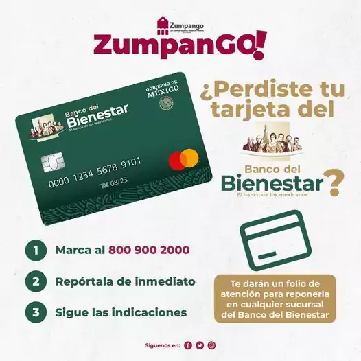 ¿Perdiste tu tarjeta del BancoDelBienestar jpg