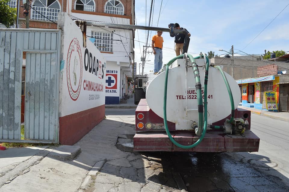 1672591334 ODAPAS CHIMALHUACAN ENTREGO 180 MIL METROS CUBICOS DE AGUA POTABLE