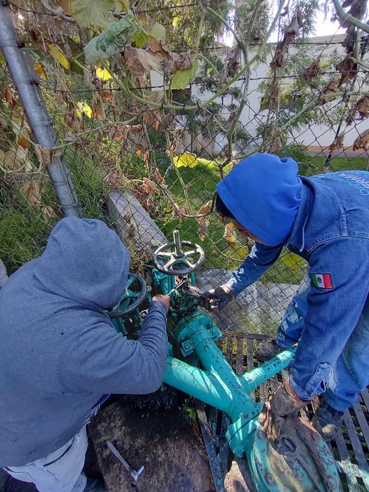 1672753740 Personal de Opdapas Lerma coloca valvulas en rebombeo Ameyalco seguimos