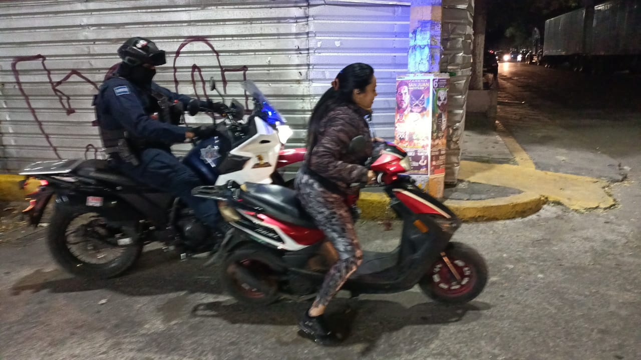 1672849401 869 Empatia Elementos del grupo Motorizado del sector Pantitlan