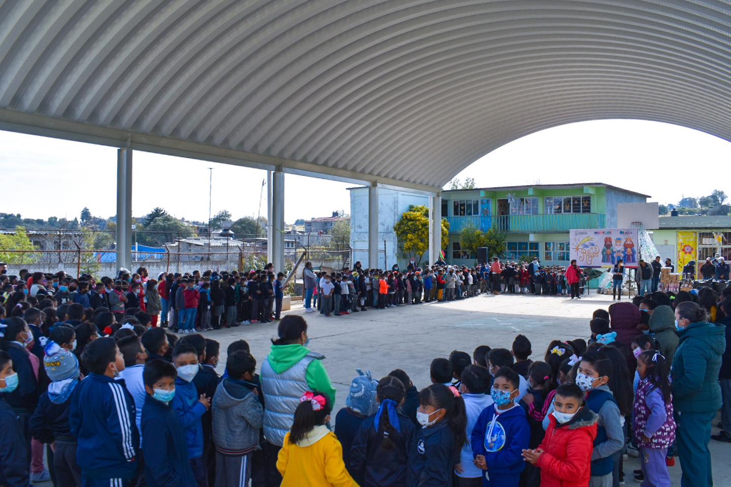 1673384814 168 Estuvimos en la Esc Prim Benito Juarez en Santa