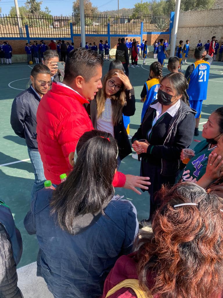 1673704551 419 Cancha de Basquetbol y Techumbre para Telesecundaria Aztlan en San