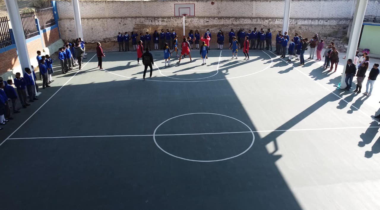 1673704551 937 Cancha de Basquetbol y Techumbre para Telesecundaria Aztlan en San