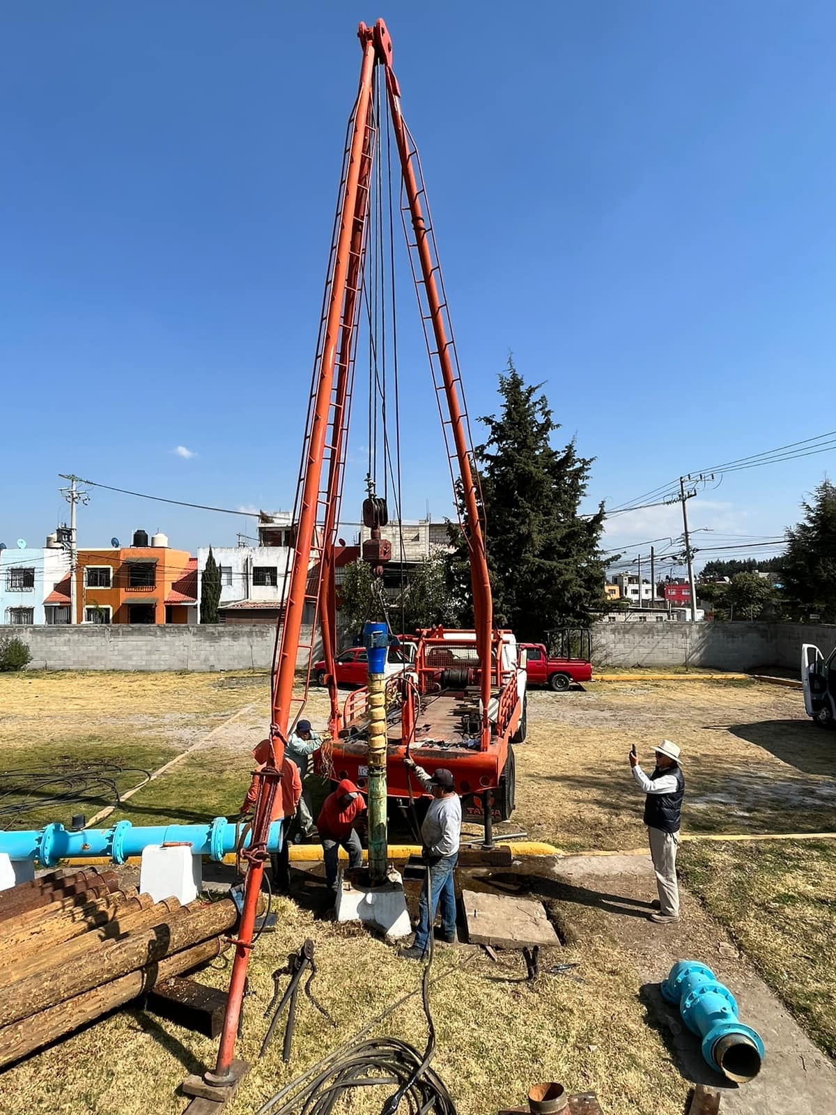 1673736472 Estamos comenzando la instalacion de la bomba de extraccion de