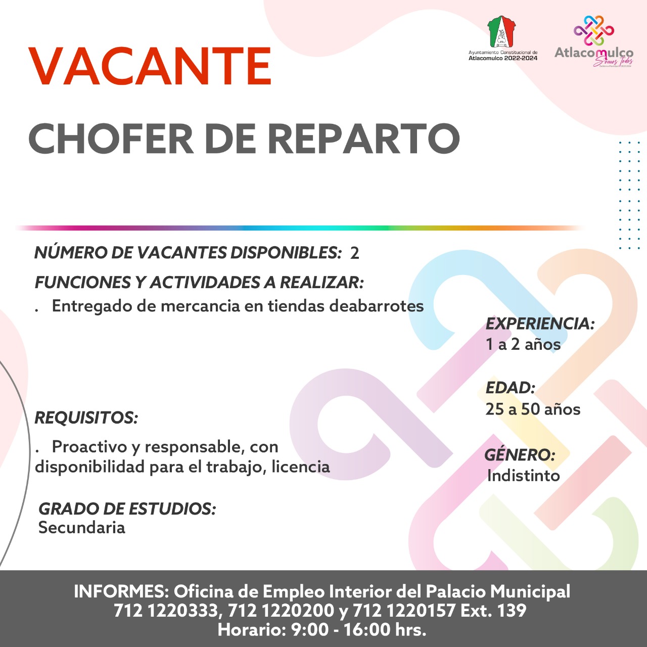 1673895426 893 ¡Te compartimos las vacantes de empleo correspondientes a esta semana