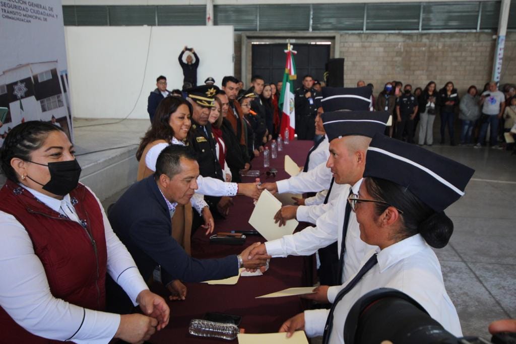 1673909497 7 REFUERZAN POLICIA MUNICIPAL DE CHIMALHUACAN CON NUEVOS ELEMENTOS CON UN