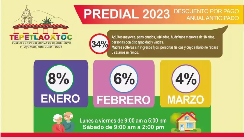 1674072091 Aprovecha los descuentos Febrero y Marzo en pago del predial jpg