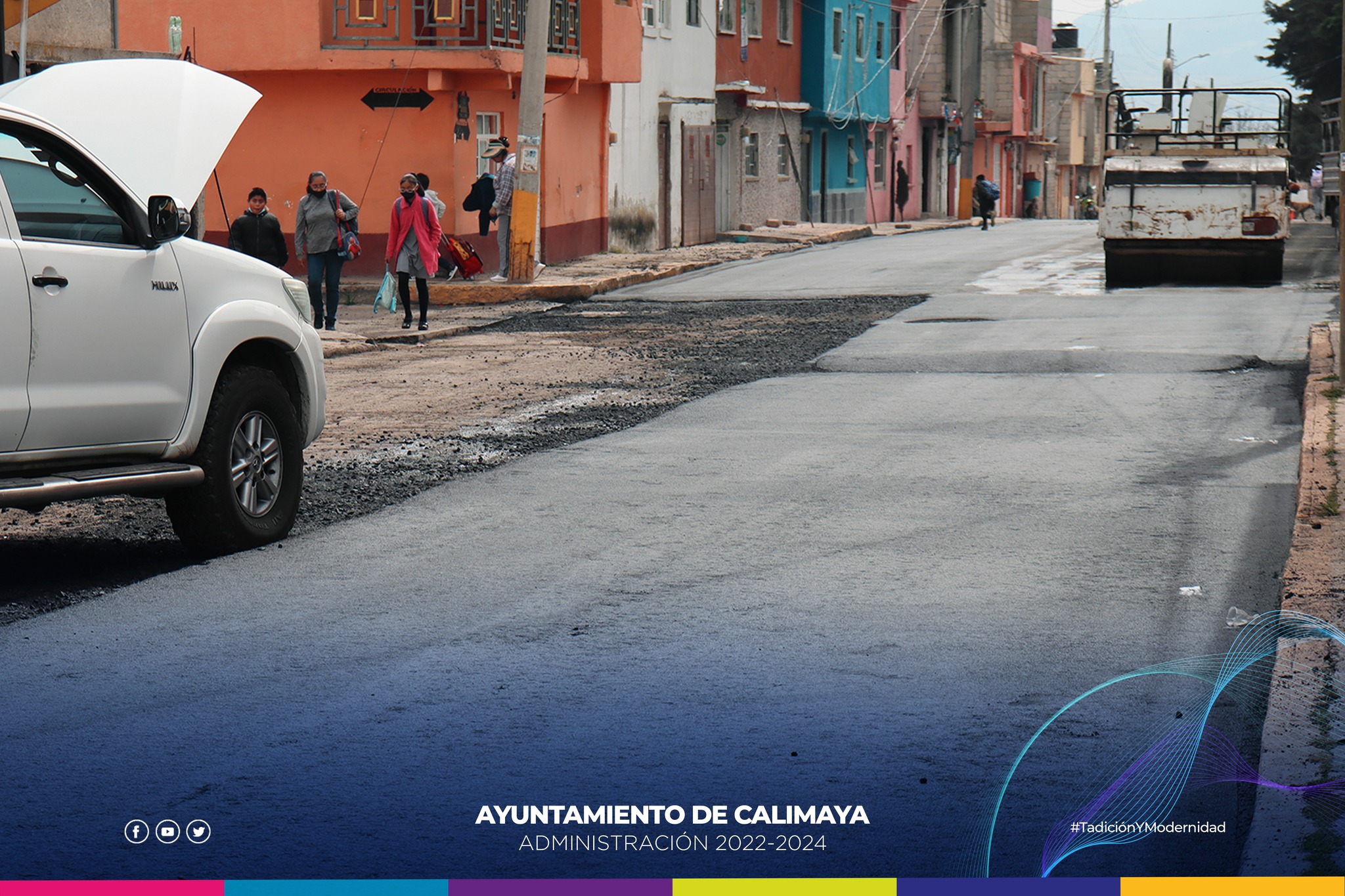 1674239750 11 Continuamos con el proceso de pavimentacion en las calles del