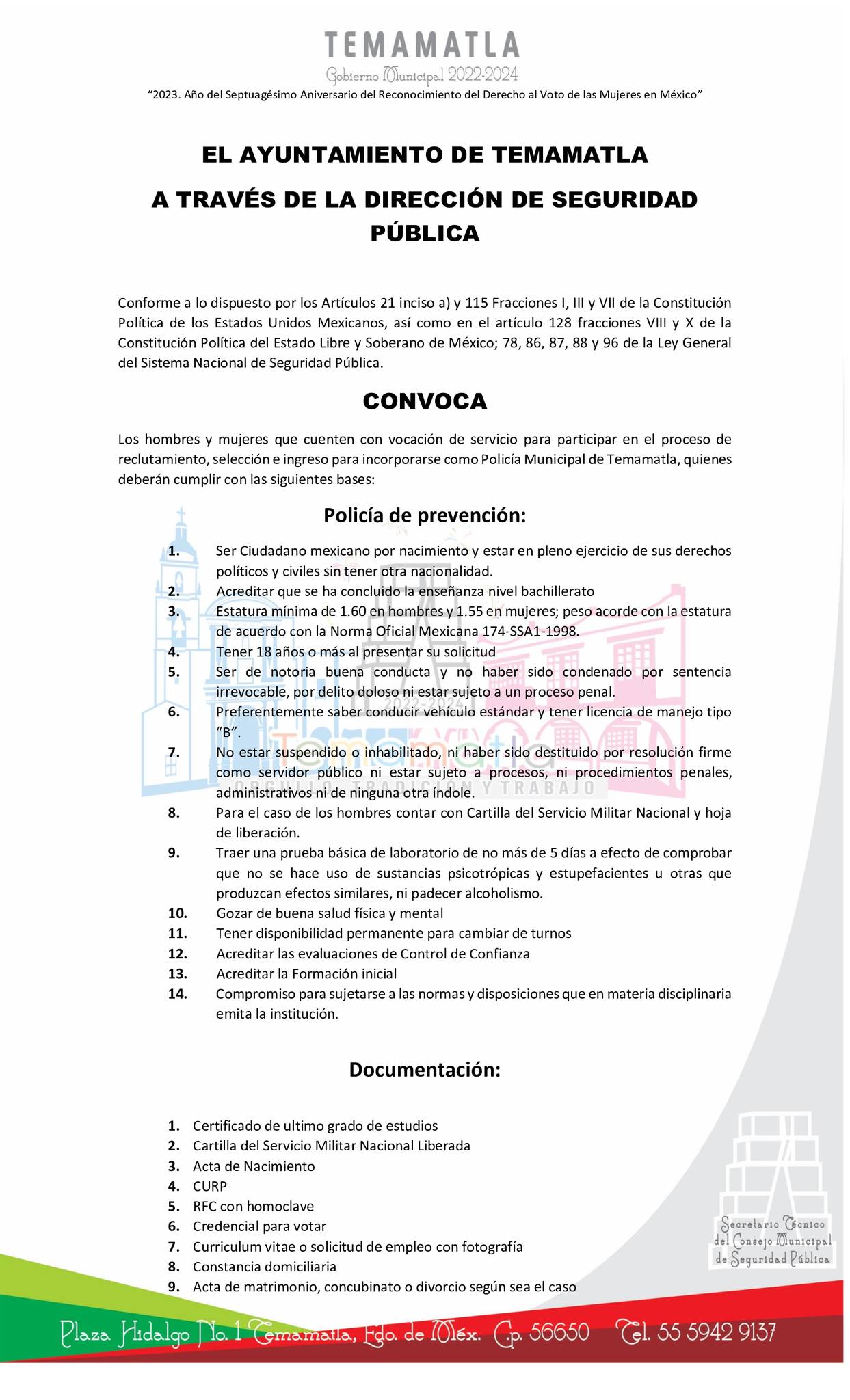 1674585351 139 Convocatoria Seguridad Publica