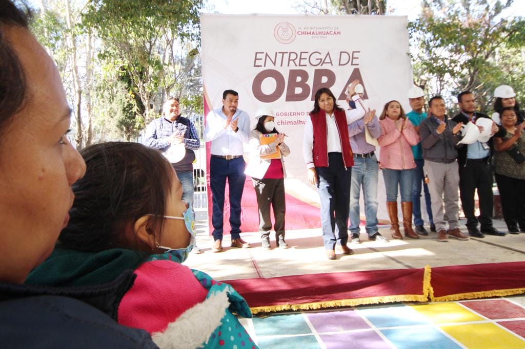 1674594303 156 GOBIERNO DE CHIMALHUACAN BENEFICIA CON ARCOTECHO A ESTUDIANTES DEL PREESCOLAR