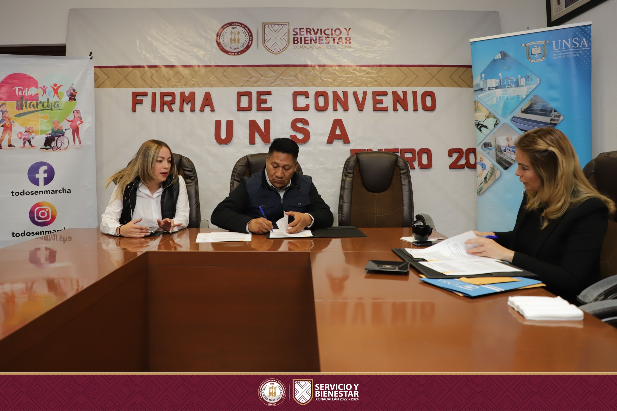 1674603707 785 FIRMA DE CONVENIO ENTRE LA UNIVERSIDAD DE LA SALUD DEL