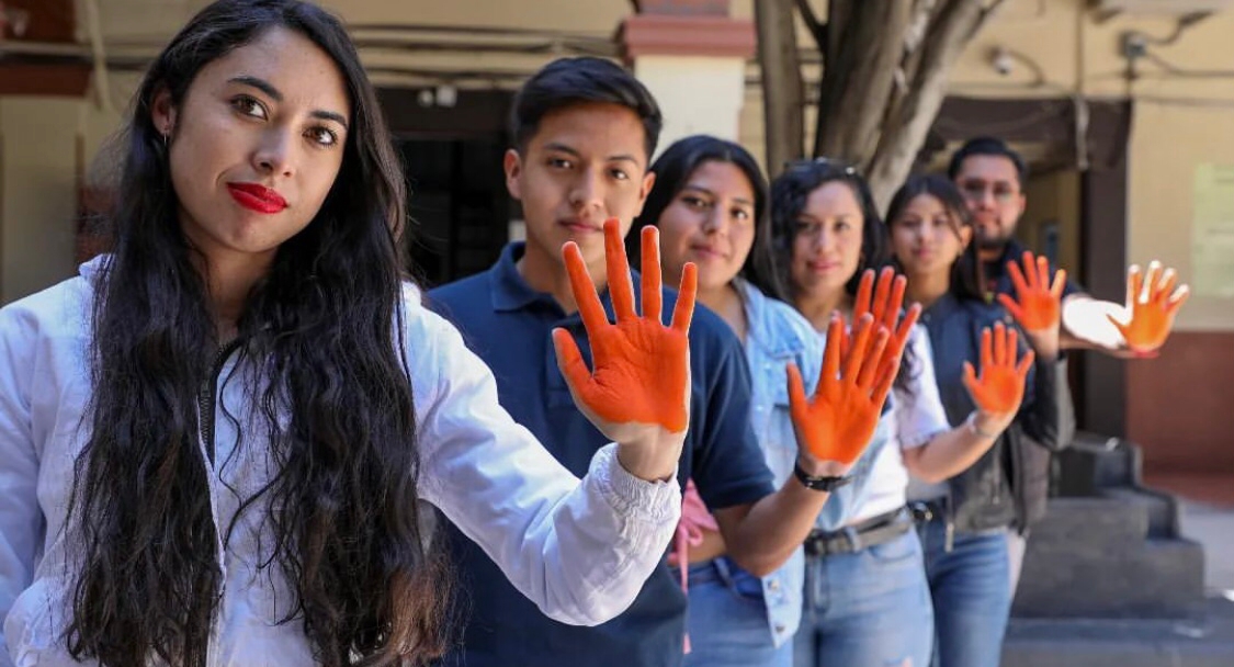 1674669288 911 ¡Hoy es 25 ¡Hoy es dia naranja ¡No mas violencia