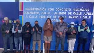 1674771412 Inauguracion de pavimentacion con concreto hidraulico estampado calle Ignacio Al