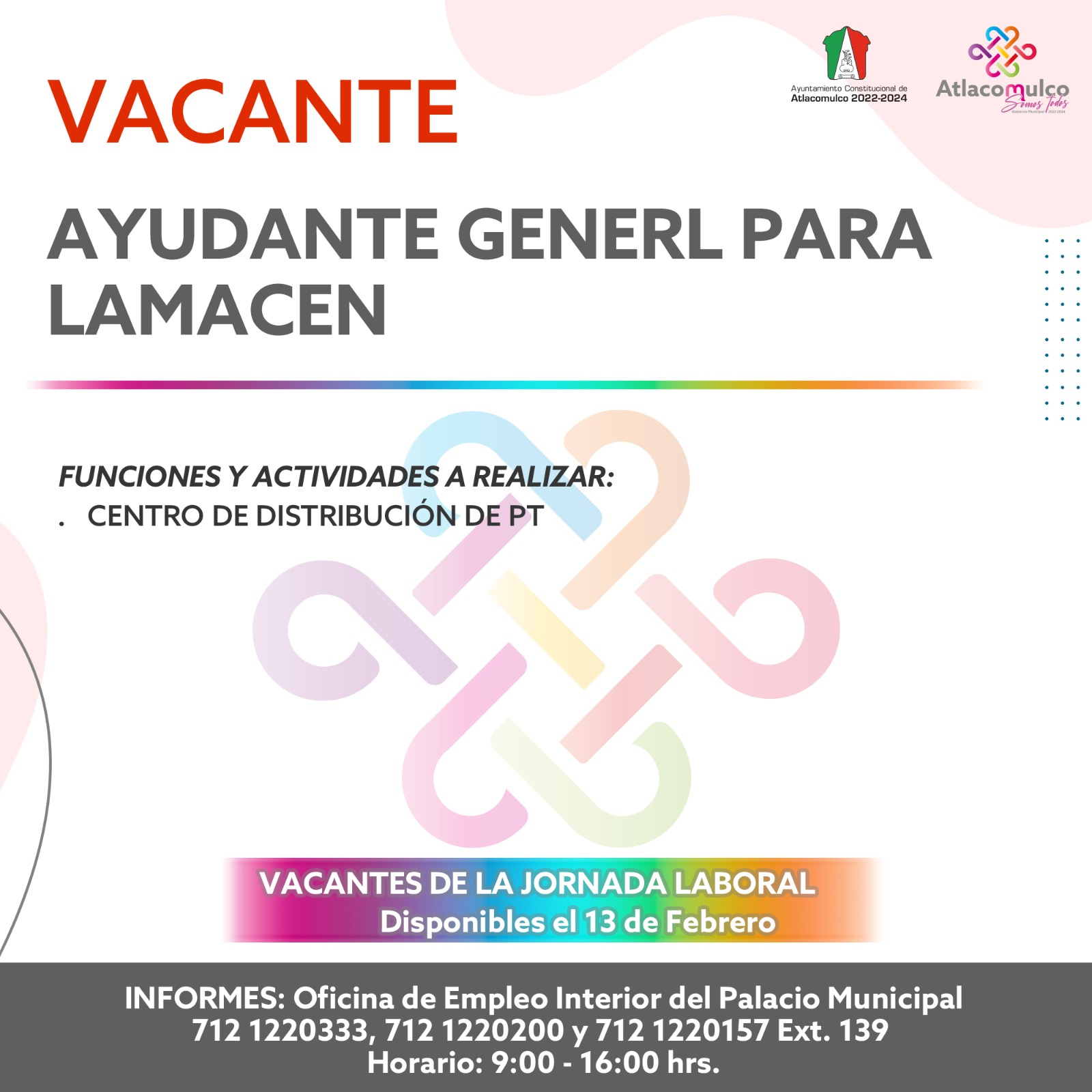 1675095825 730 ¿Buscas empleo Asiste a la JORNADA LABORAL que se realizara