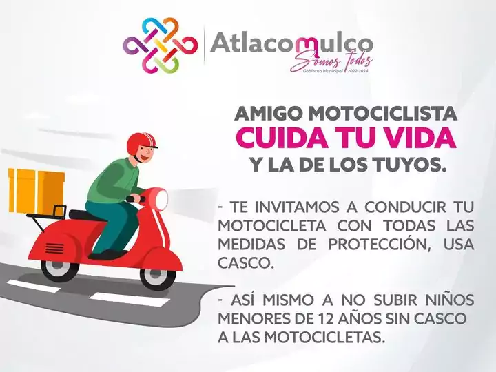 Amigo motociclista ¡Cuida tu vida y la de los tuyos jpg