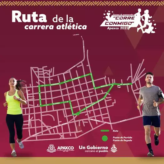 CONOCE LA RUTA DE LA CARRERA CORRE CONMIGO jpg