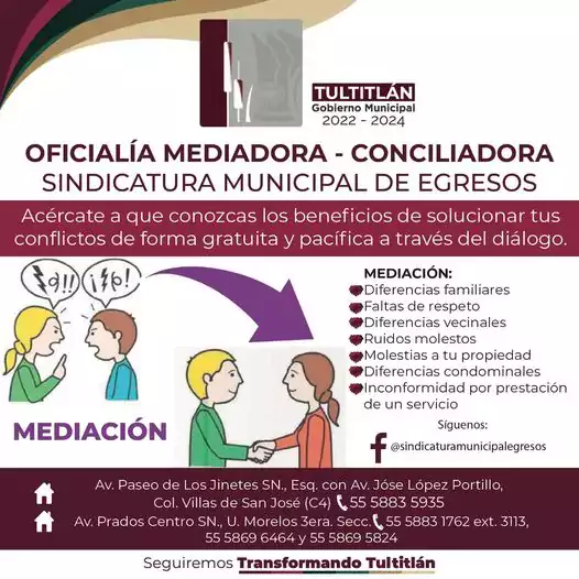 Conoce las funciones de la Oficialia Mediadora Conciliadora de jpg