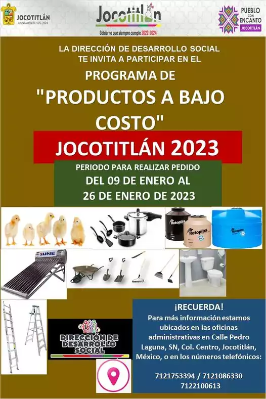 Conoces los productos que ofrece el programa de la direccion jpg