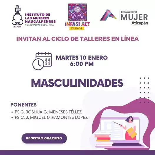 Disfruta de los talleres en linea que preparamos para ti jpg