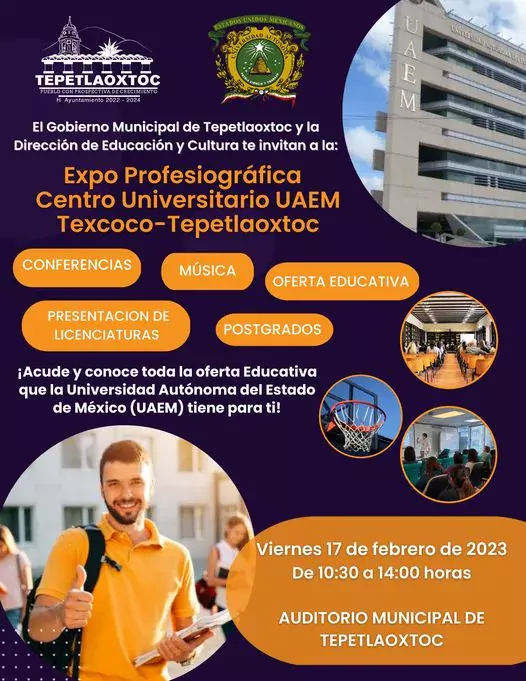 El Gobierno Municipal de Tepetlaoxtoc 2022 2024 invita a la EXPO jpg