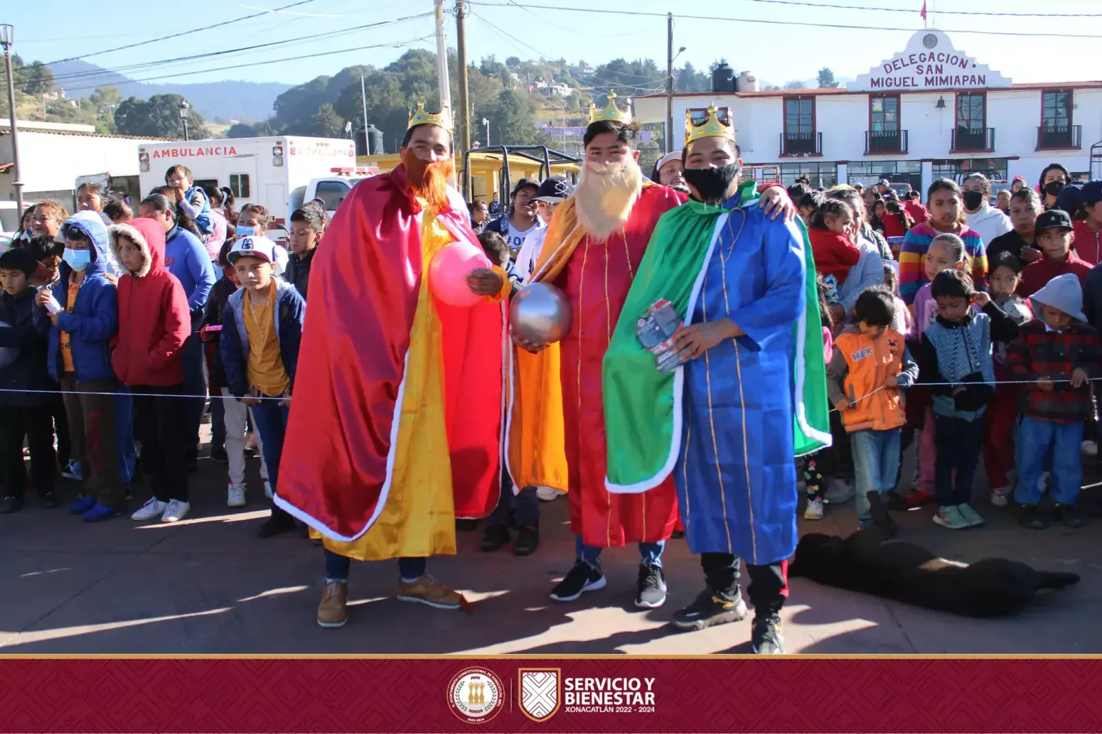 El dia de hoy nuestros reyes magos visitaron y llenaron jpg