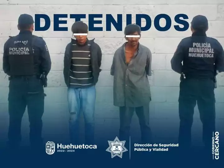 Esta manana la Policia Municipal de Huehuetoca detiene con exito jpg