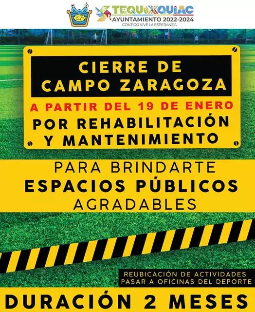 Estamos trabajando para brindarte espacios deportivos agradables El Campo Zarag jpg