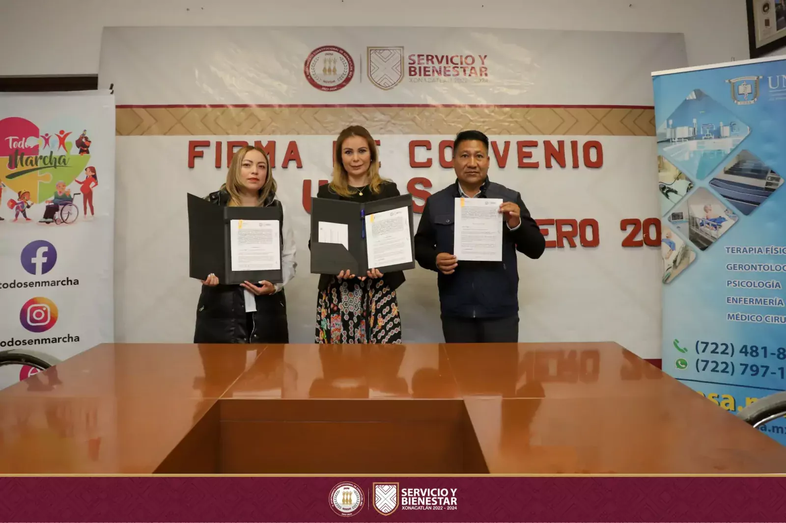 FIRMA DE CONVENIO ENTRE LA UNIVERSIDAD DE LA SALUD DEL jpg