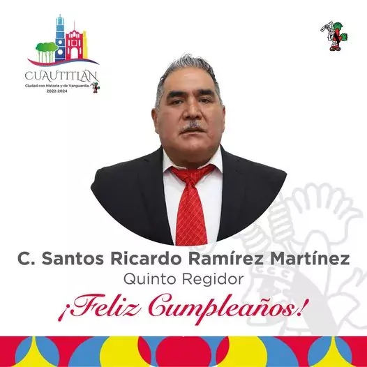 Felicitamos a nuestro Quinto Regidor Ricardo Ramirez en su dia jpg