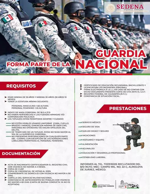 Forma parte de la Guardia Nacional Conoce los requisitos para jpg