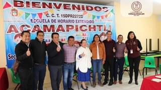 Gobierno de Chimalhuacan entrega arcotecho en la Escuela Primaria Acamapichtli