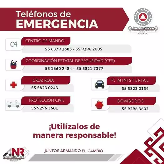 Guarda estos numeros y utilizalos en caso de emergencia jpg