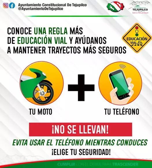 Infografia Al usar el telefono se pueden tener distracciones jpg