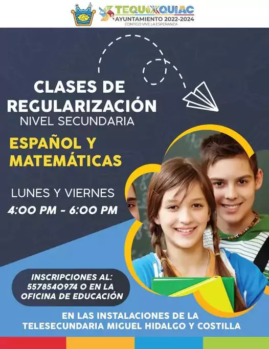 Inscribete a las CLASES DE REGULARIZACION GRATUITAS que el GobiernoDeProximida jpg