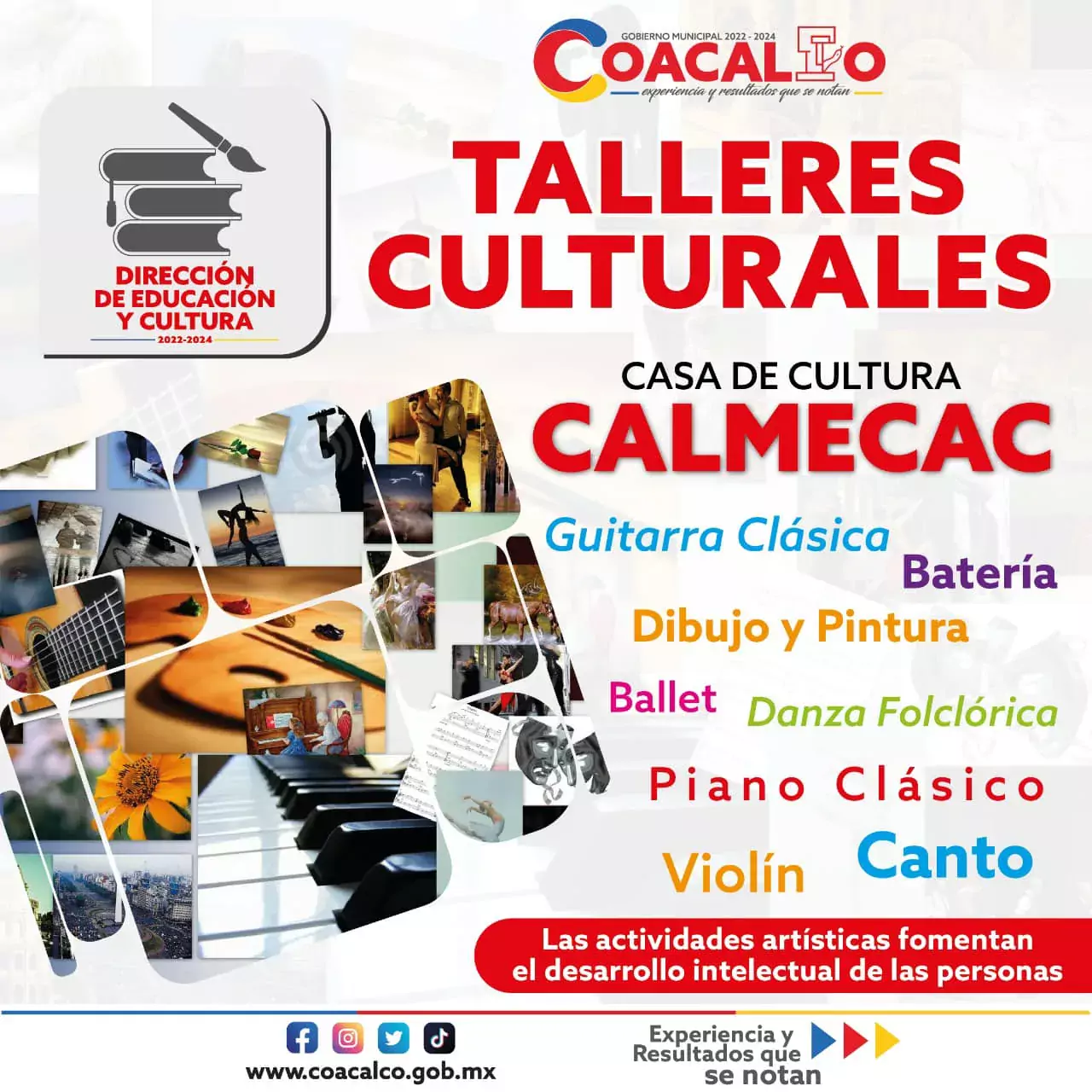 La Direccion de Educacion y Cultura Coacalco 2022 2024 te invita jpg