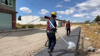 Las obras del bienestar no descansan en Xonacatlan y en