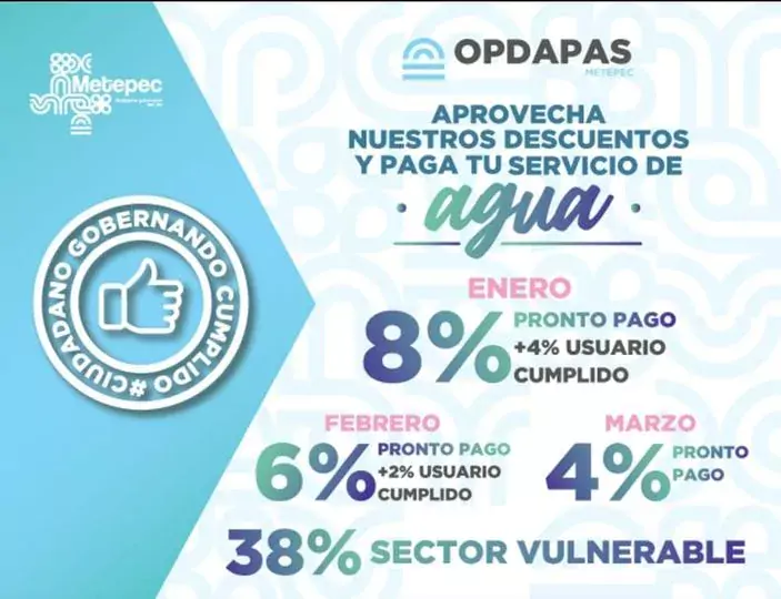 Mas informacion con Opdapas de Metepec CiudadanosGobernando jpg