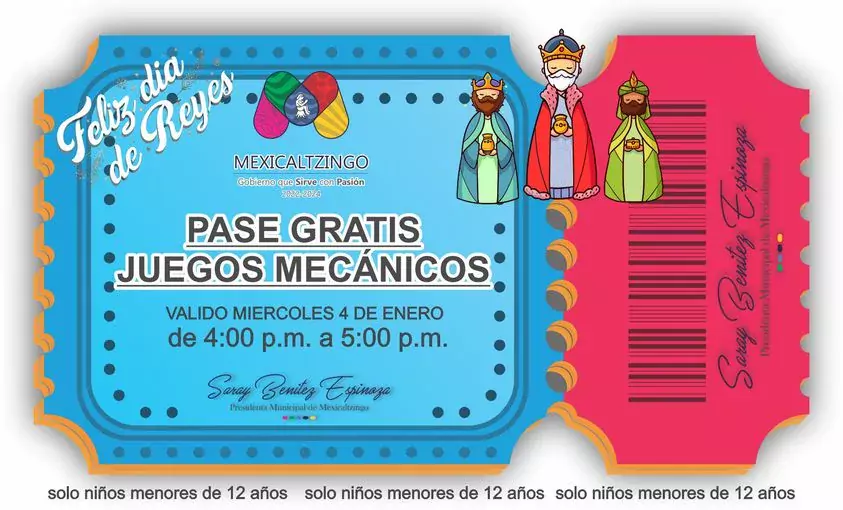 Para festejar el Dia de Reyes Magos la Presidenta Municipal jpg