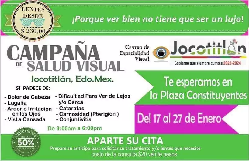 Participa en la campana de salud visual de Jocotitlan consulta jpg