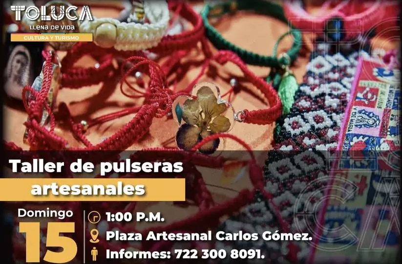 Participa en nuestro Taller de Pulseras Artesanales impartido en la jpg