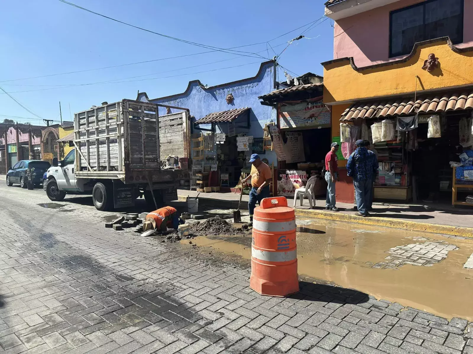 Precaucion Opdapas de Metepec lleva a cabo reparacion de linea jpg