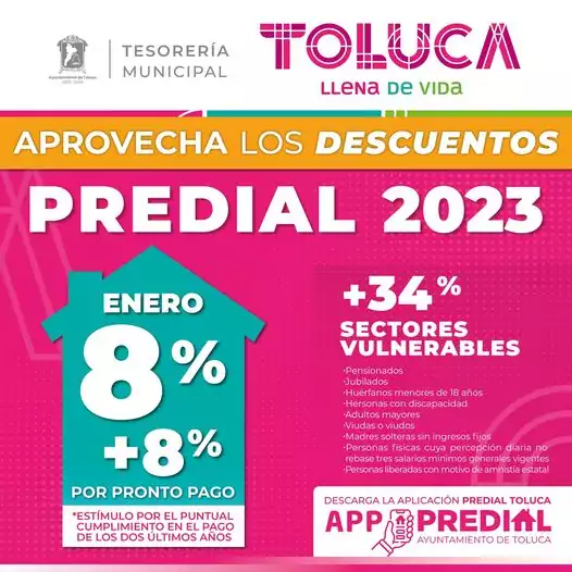 Predial2023 Ahorra y aprovecha la bonificacion del 8 de jpg