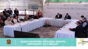 Quincuagesima Segunda Sesion Ordinaria de Cabildo del Ayuntamiento de Metepec