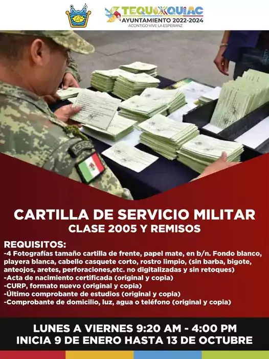 Realiza el tramite para tu cartilla militar a partir del jpg