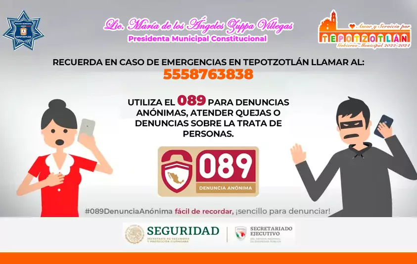 Recuerda en caso de emergencias en Tepotzotlan llamar al 5558763838 jpg