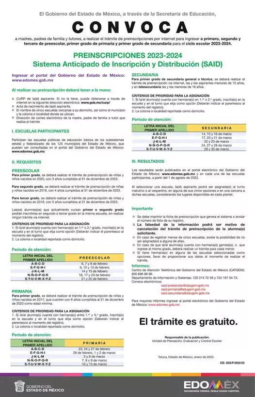 Recuerda que estan abiertas las Preinscripciones Edomex para educacion preesc jpg