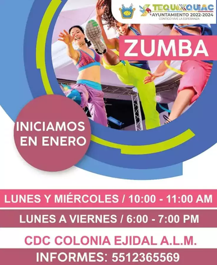 Recuerda que ya iniciamos las clases de Zumba Ritmo Latinos jpg