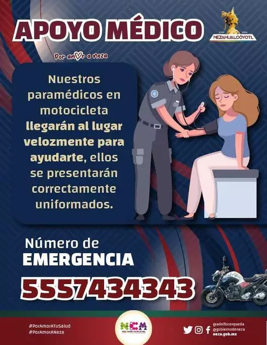 RescateMunicipal Nuestros paramedicos tambien se trasladan en motocicleta pa jpg