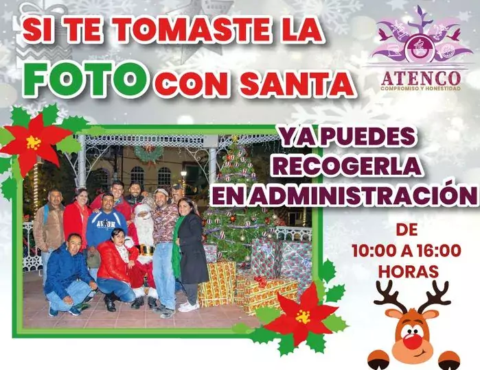 Si te tomaste la foto con Santa el dia de jpg