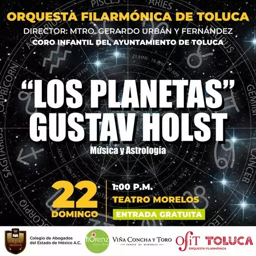 Te invitamos al gran concierto Los Planetas de nuestra Orquesta jpg